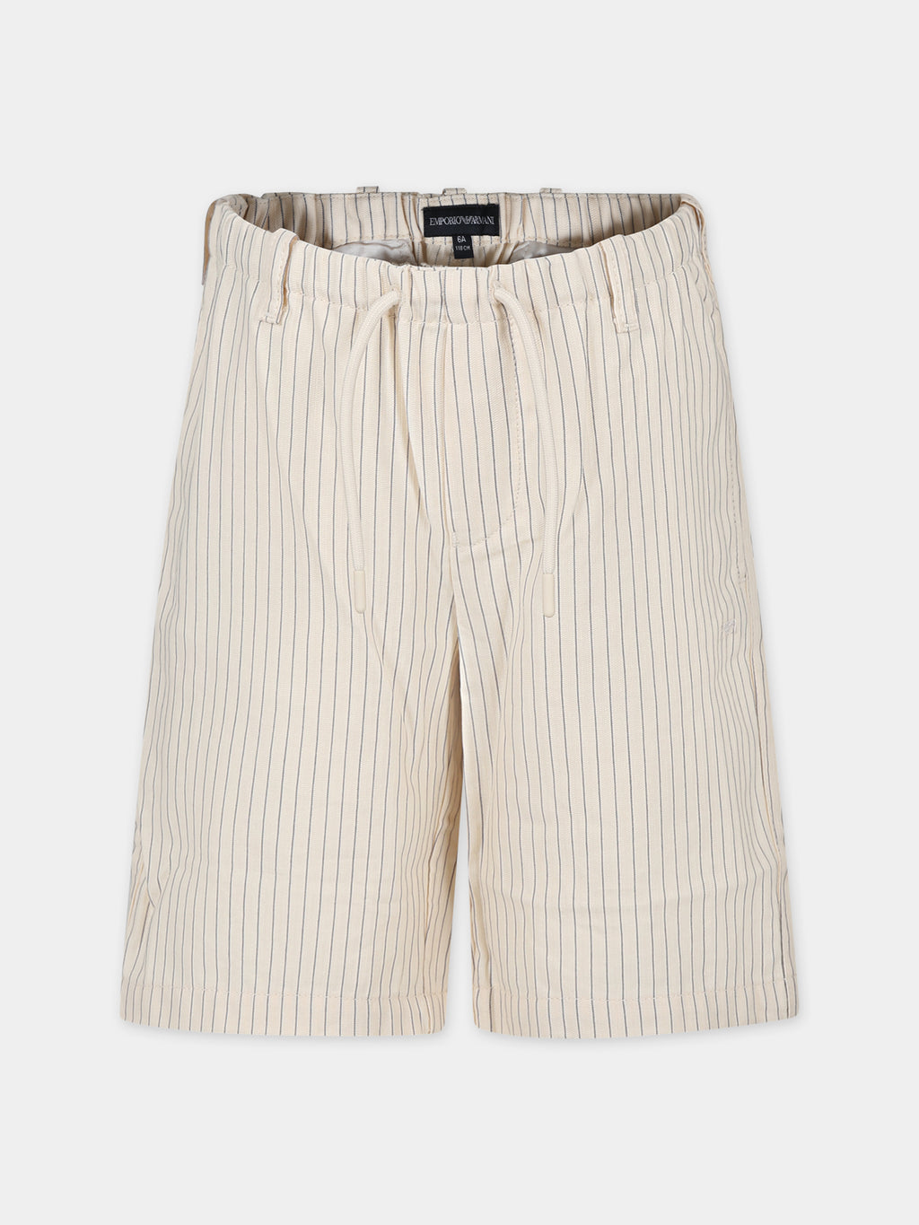 Ivory shorts for boy with eagle